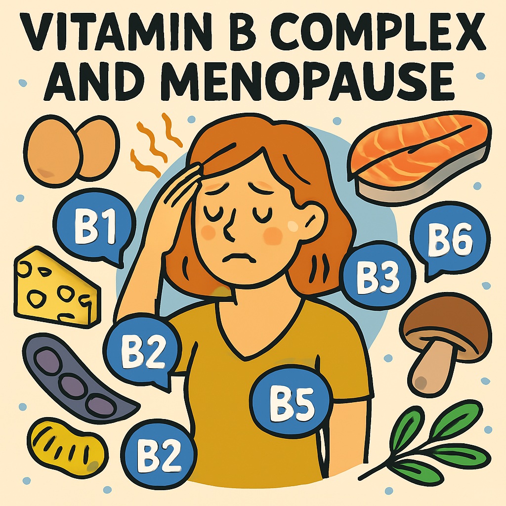 Vitamin B complex and Menopause: A Vital Ally for Women’s Health (with Latest Research Updates)